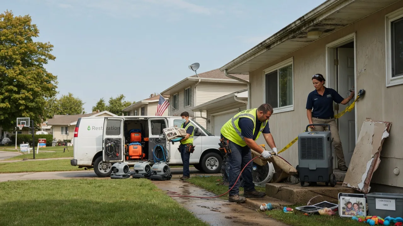 Water Damage Restoration in Kansas, OK near me